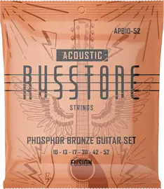 Russtone APB10-52 струны для акуст.гитары Acoustic Phosphor Bronze (10-13-17-30-42-52)
