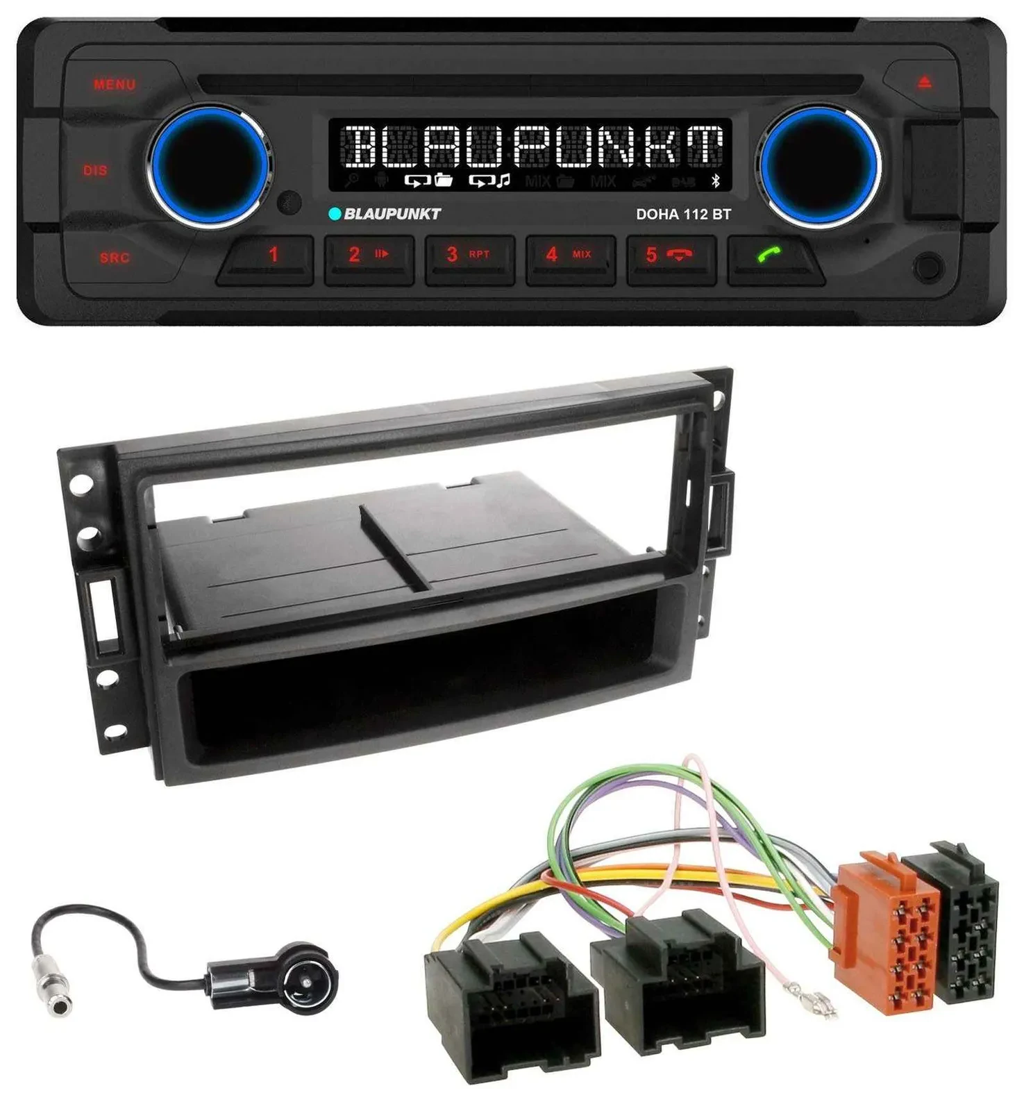 Blaupunkt AUX MP3 CD Bluetooth USB Autoradio für Chevrolet Corvette Uplander 05-