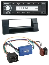 Continental MP3 AUX USB DAB 1DIN Autoradio für BMW 5er E39 X5 E53 Ablagefach Akt
