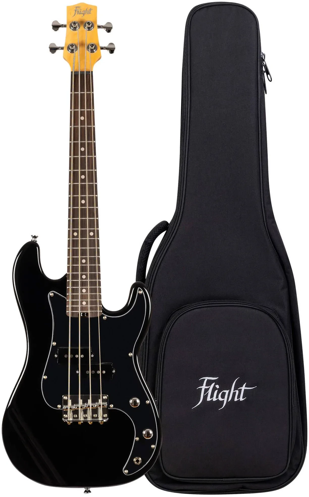 Бас-гитара FLIGHT Mini Bass Lite BK черная