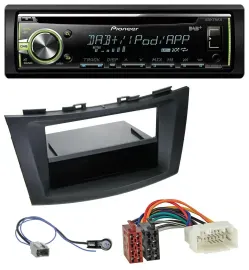 Pioneer DAB USB MP3 AUX CD Autoradio für Suzuki Swift (FZ/NZ, ab 2010)