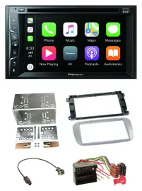 Pioneer MP3 USB DVD Bluetooth DAB 2DIN Autoradio für Ford Mondeo 2007-2014 S-Max