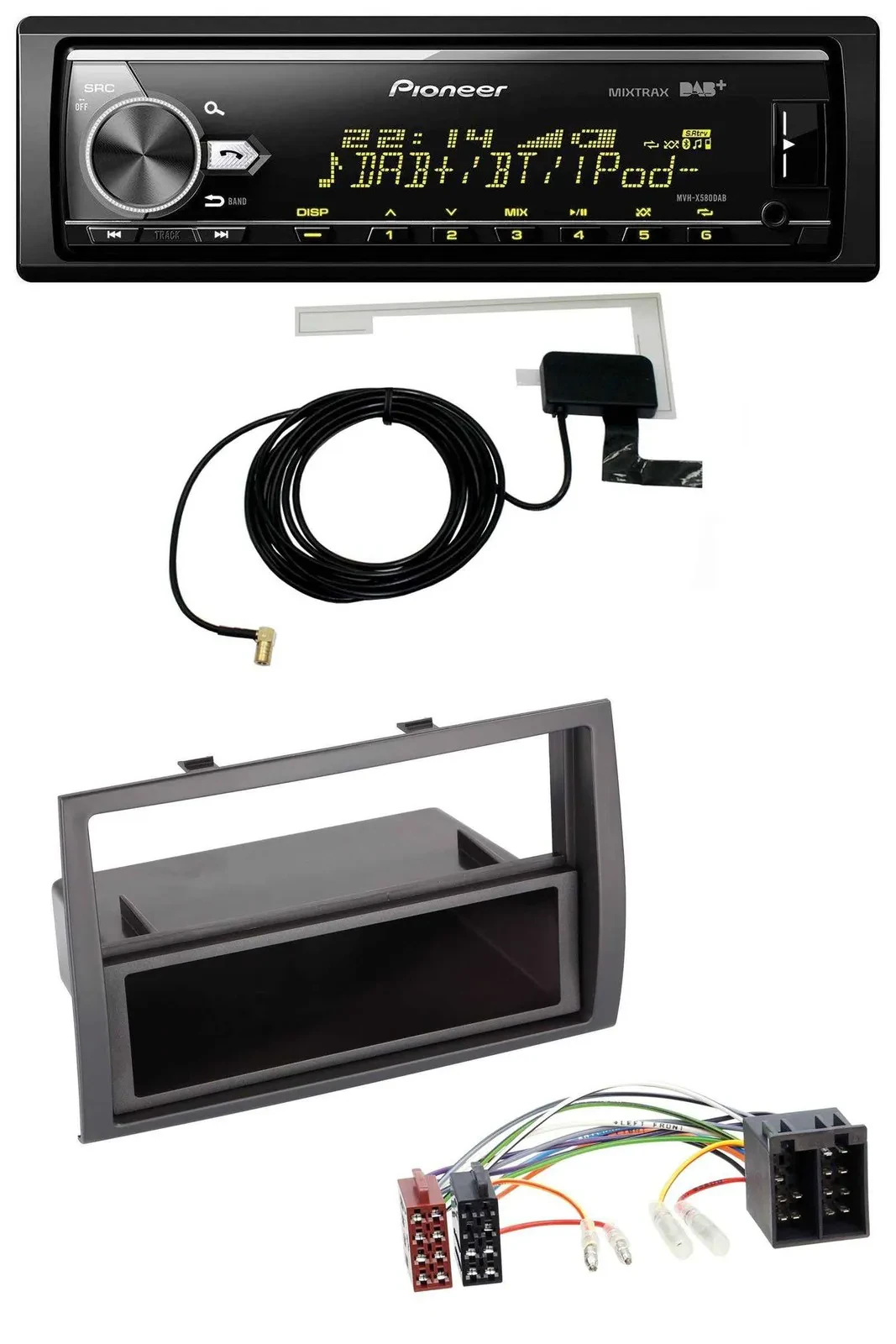 Автомагнитола Pioneer Bluetooth, DAB, USB, MP3 для Citroen Jumper / Peugeot Boxer / Fiat Ducato