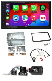 JVC Bluetooth 2DIN Lenkrad DAB USB Autoradio für Alfa Romeo 159 Brera Spider