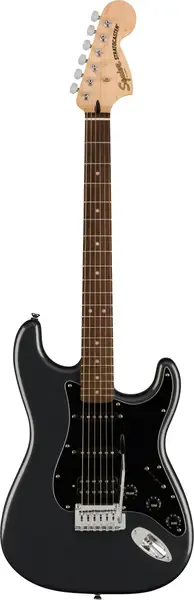 Электрогитара Squier by Fender Affinity Stratocaster HSS Laurel FB Charcoal Frost Metallic с комбоусилителем, чехлом и аксессуарами