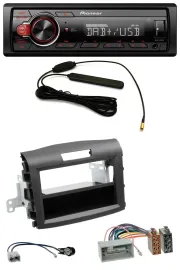 Pioneer MP3 DAB 1DIN AUX USB Autoradio für Honda CR-V (ab 2013)
