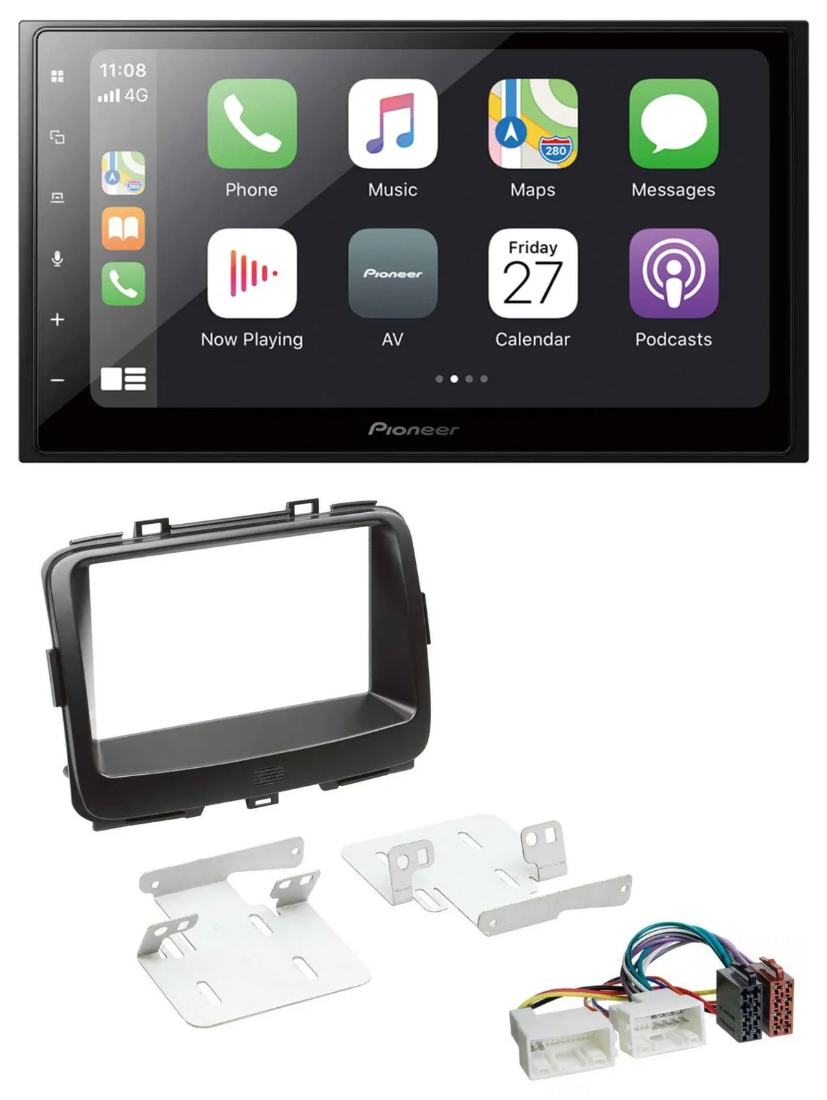 Автомагнитола для Kia Carens (RP) 2013+ Pioneer 2DIN MP3 Bluetooth DAB USB