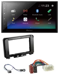 Автомагнитола для Suzuki Jimny GJ (с 2018) Pioneer 2-DIN, USB, Bluetooth, DAB, MP3