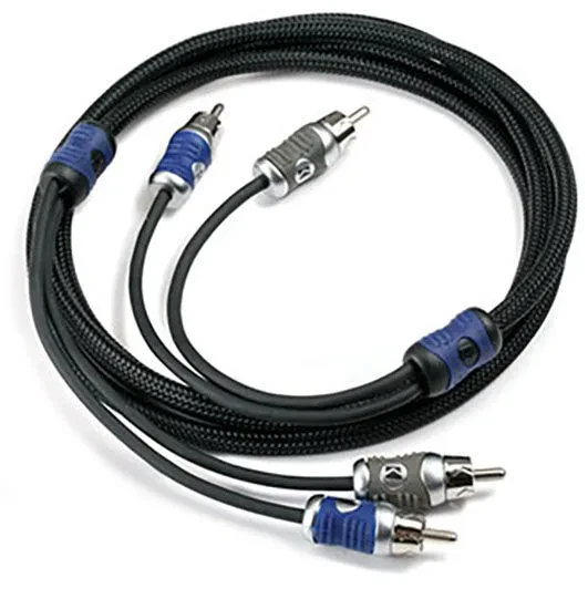 Межблочный кабель Kicker QI21 2-канальный, RCA, 1 м