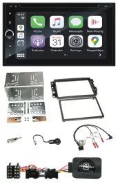 Blaupunkt DAB USB Bluetooth Lenkrad 2DIN TMC Navigation für Chevrolet Aveo Capti