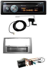 Автомагнитола для Peugeot 308 (2007–2009) Pioneer Bluetooth DAB MP3 USB CD, темно-серебристый