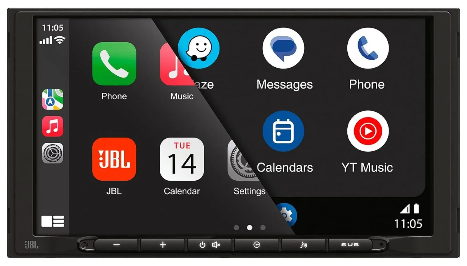 JBL Legend 700EU Doppel-DIN MP3-Autoradio Touchscreen Bluetooth USB CarPlay