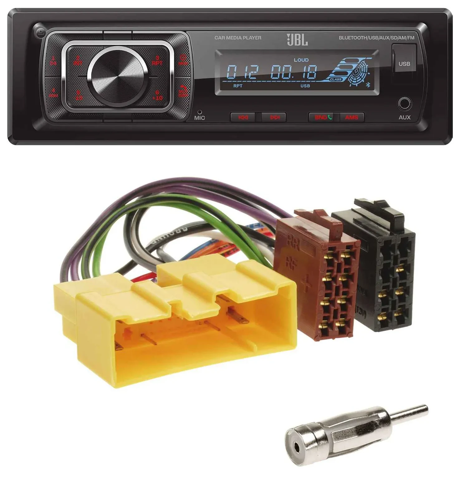 Автомагнитола для Mazda MX-5 (2000-2005) JBL SD/AUX/MP3/USB/Bluetooth