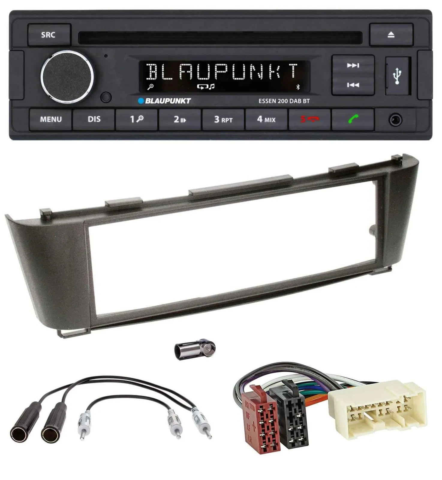 Автомагнитола Blaupunkt USB MP3 Bluetooth DAB CD для Nissan Almera (с 2003)