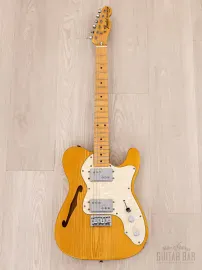 Электрогитара Fender Telecaster Thinline 1972 Vintage Reissue TN72-75 HH Natural w/gigbag Japan 1987