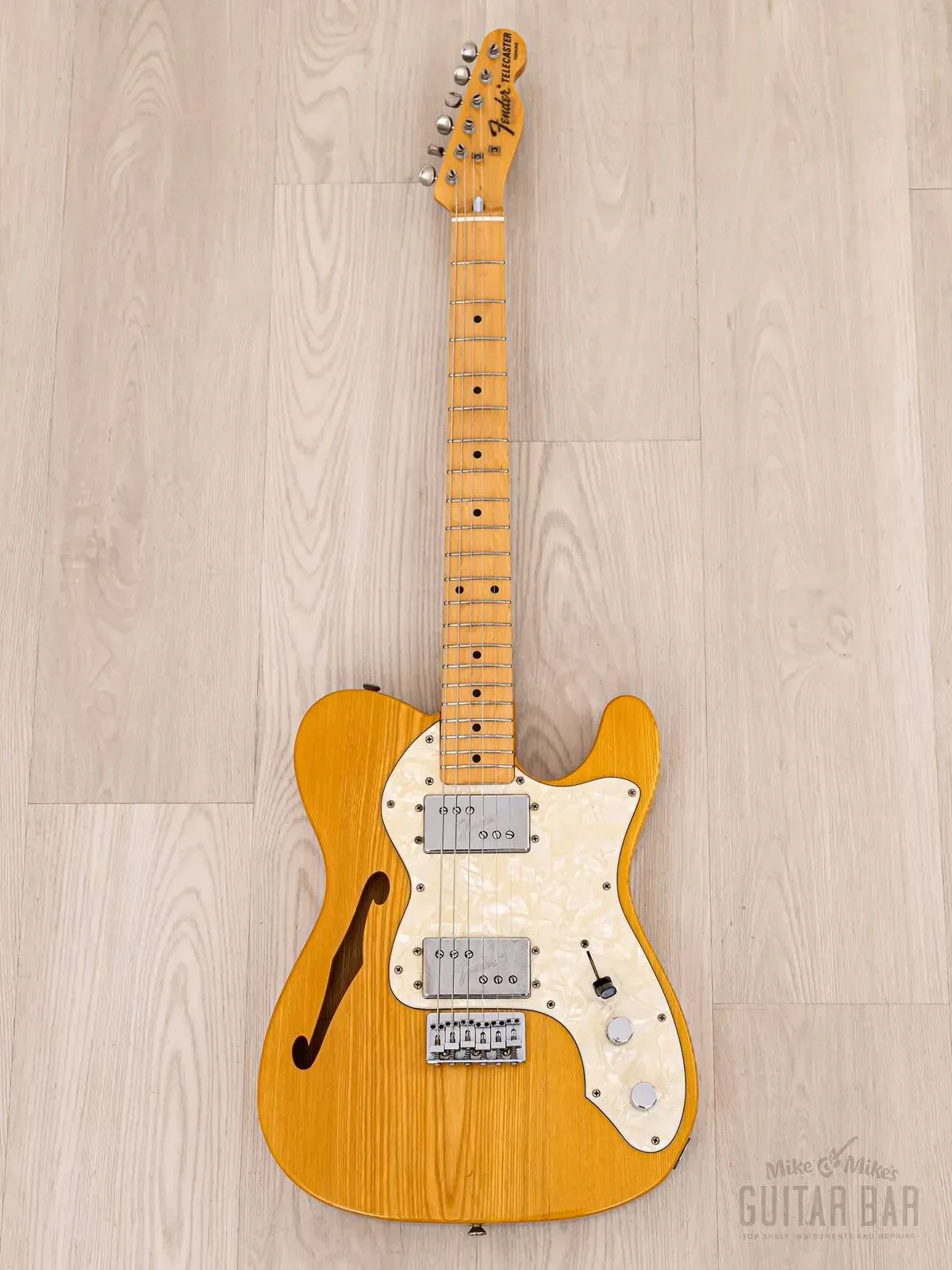 Электрогитара Fender Telecaster Thinline 1972 Vintage Reissue TN72-75 HH Natural w/gigbag Japan 1987
