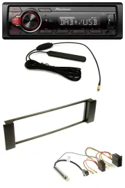 Pioneer MP3 DAB 1DIN AUX USB Autoradio für Audi A3 8L 00-03 A6 C5 01-05