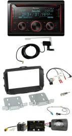 Pioneer 2DIN Lenkrad DAB USB CD Bluetooth Autoradio für Alfa Giulietta 2013-2021