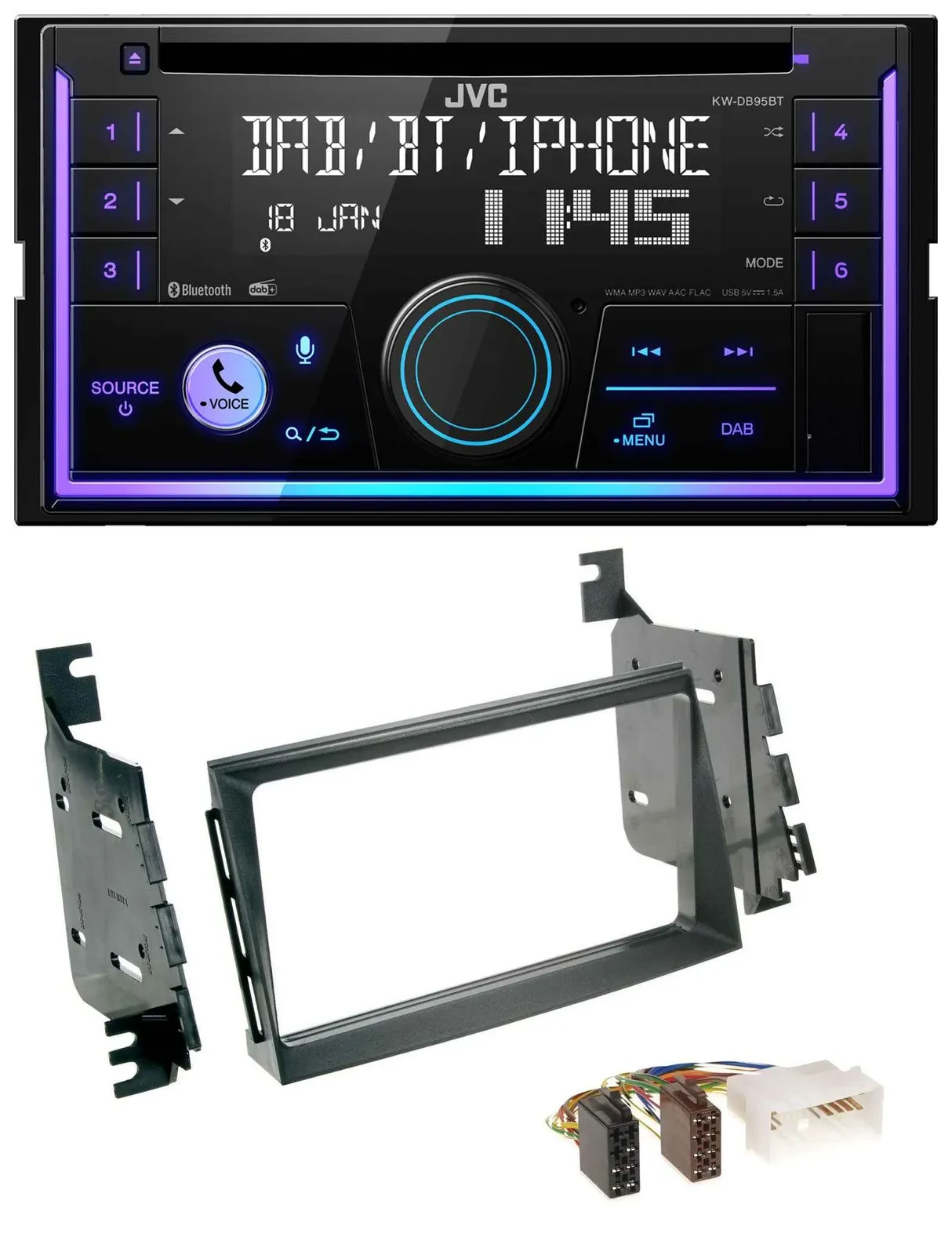 JVC MP3 USB 2DIN DAB Bluetooth CD Autoradio für Hyundai Azera Japan USA Grandeur
