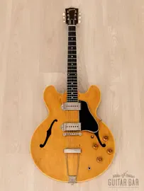 Электрогитара полуакустическая Gibson ES-330 TDN Vintage Hollowbody Blonde w/ Case, Jim Root-Owned 1959