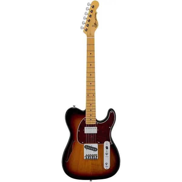 Электрогитара полуакустическая G&L Tribute ASAT Classic Bluesboy Semi-Hollow 3-Tone Sunburst MP