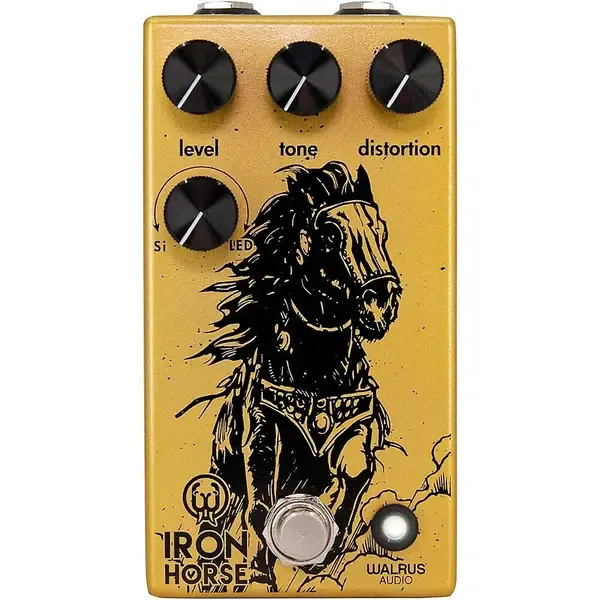 Педаль эффектов для электрогитары Walrus Audio Iron Horse LM308 Distortion V3