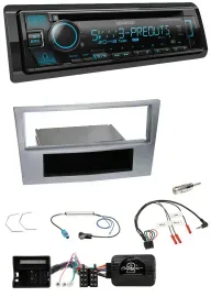 Автомагнитола Kenwood Bluetooth, USB, CD, DAB, совместимая с кнопками на руле, для Opel Astra H/Zafira B/Corsa D