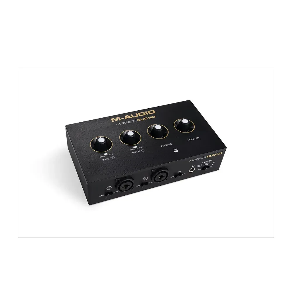 Аудиоинтерфейс M-Audio M-Track Duo HD 24 бит, 2 входа, 2 выхода, USB-C