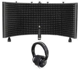 Студийные наушники Audio-Technica ATH-M40x (набор) с Foam Isolation Shield