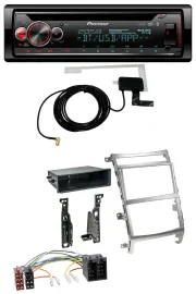 Pioneer DAB CD MP3 USB Bluetooth Autoradio für Hyundai ix55 (2009-2012) silber