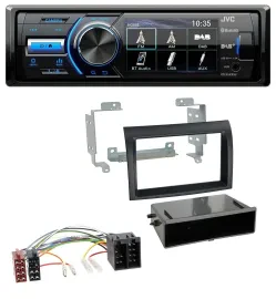 JVC Bluetooth MP3 USB DAB Autoradio für Fiat Ducato (2006-2010) schwarz
