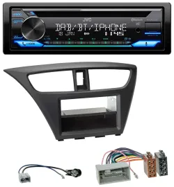 Автомагнитола для Honda Civic (с 2012) JVC Bluetooth MP3 USB DAB CD
