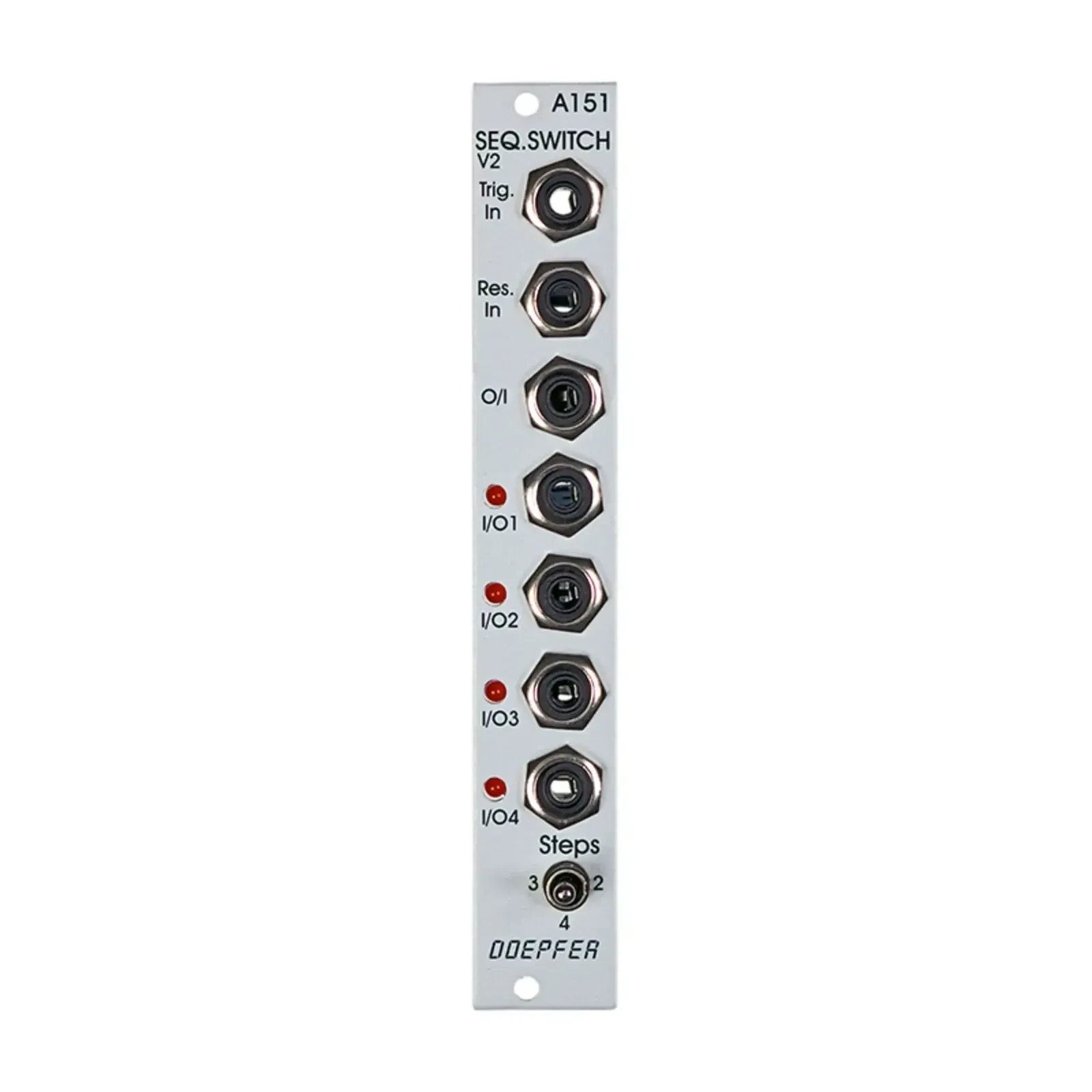 Модульный студийный синтезатор Doepfer A-151 Quad Sequential Switch - Modular Synthesizer