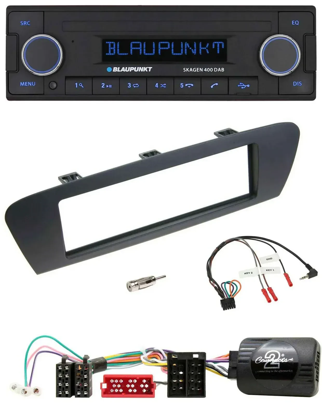 Blaupunkt DAB USB Bluetooth Lenkrad Autoradio für Renault Scenic Grand Scenic ab