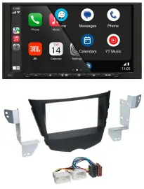 JBL MP3 DAB Bluetooth USB 2DIN Autoradio für Hyundai Veloster FS ab 2011