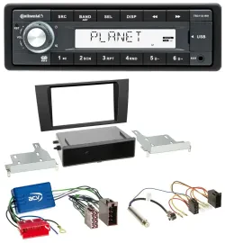 Continental USB MP3 AUX 1DIN Autoradio für Audi A4 B5 99-01 Symphony Aktivsystem