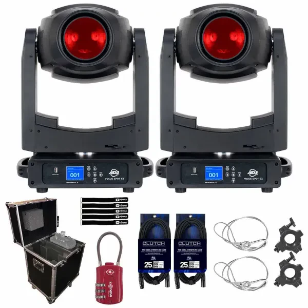 Прибор с полным движением American DJ Focus Spot 6Z LED с аксессуарами (пара)