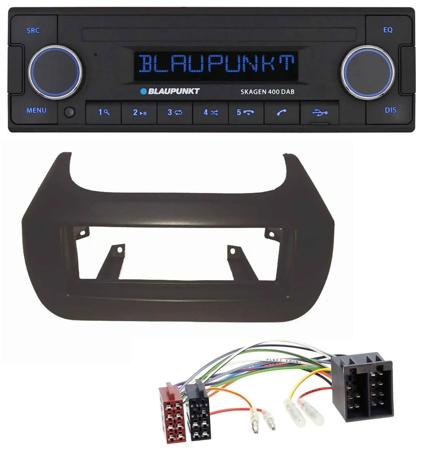 Blaupunkt DAB USB Bluetooth MP3 Autoradio für Citroen Nemo Fiat Fiorino Qubo Peu