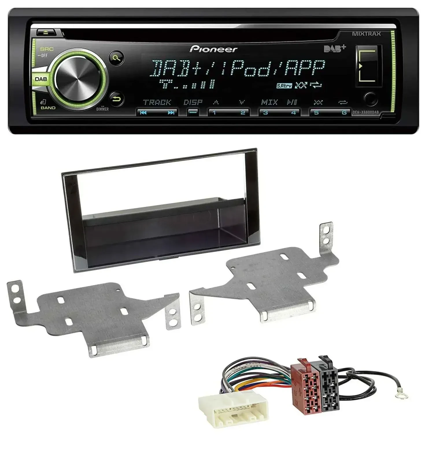 Автомагнитола Pioneer DAB, USB, MP3, AUX, CD для Nissan Juke (с 2014)