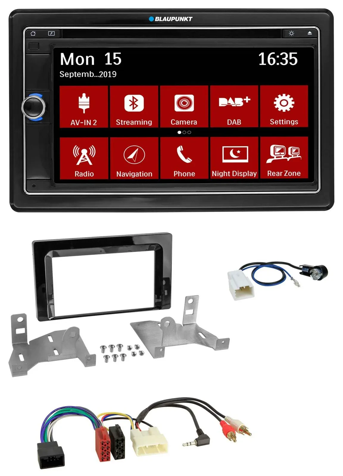 Blaupunkt Bluetooth DAB 2DIN USB DVD MP3 Autoradio für Toyota Aygo AB7 ab 2022 k