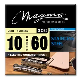 Струны для 7-струнной электрогитары Magma Strings GE230S Professional Series 10-60