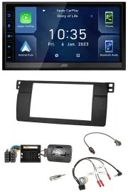 JVC DAB Bluetooth Lenkrad USB 2DIN Autoradio für BMW 3er E46 2001-2006 Profi