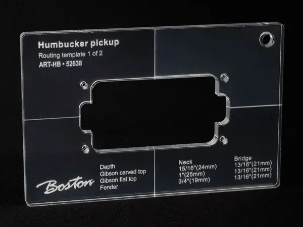 BOSTON ART-HB Pickup-Frässchablone Humbucker