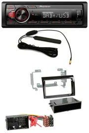 Автомагнитола Pioneer 1-DIN DAB USB AUX MP3 для Citroen Jumper / Fiat Ducato 2014–2021