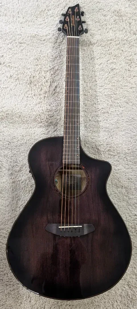 Breedlove PSCN59CEMYMY Pursuit Exotic S Concert CE Blackberry, Acoustic Electric
