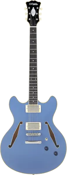 Электрогитара полуакустическая D'Angelico Excel DC Tour Semi-hollowbody Slate Blue