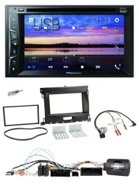 Pioneer Bluetooth 2DIN USB DVD DAB Lenkrad Autoradio für Ford Ranger XL ab 02/20