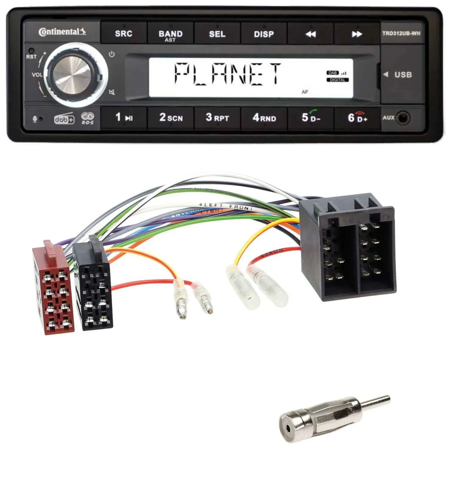 Continental USB 1DIN AUX DAB MP3 Autoradio für Opel Astra F 1991-98 Corsa A+B 19