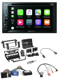 Pioneer Lenkrad USB DVD Bluetooth DAB 2DIN Autoradio für BMW 3er 02-06 E46 5 Sch