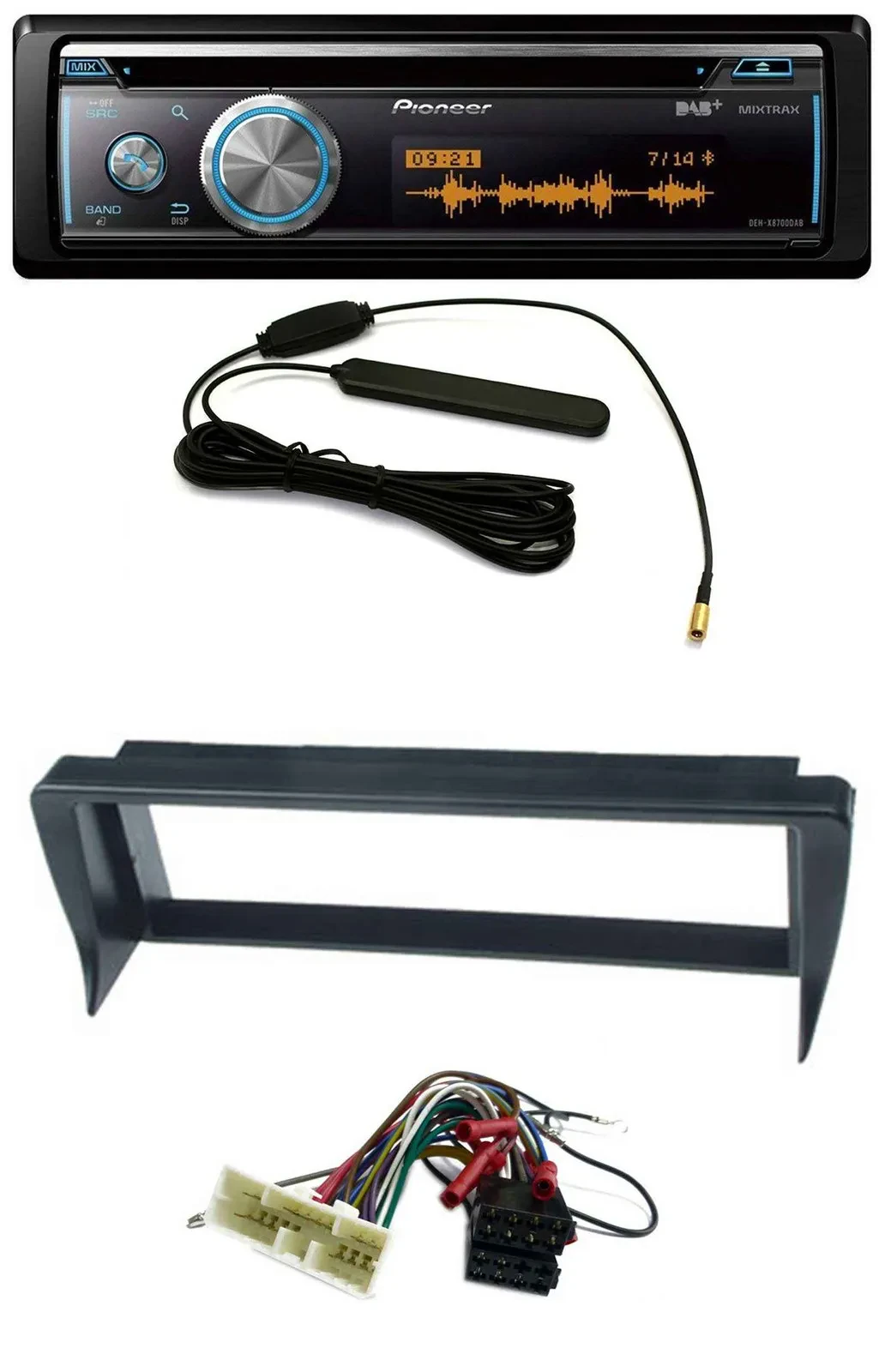 Pioneer CD USB Bluetooth DAB MP3 Autoradio für Jaguar Sovereing / XJ12 / XJ6